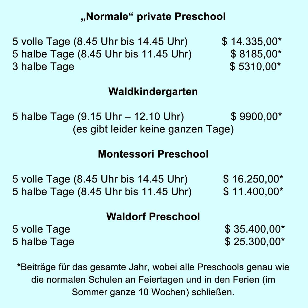 Kind sein im Ausland: Der Kindergarten in den USA - Nestling